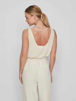 Vila Tanktops Top Dames Crème -Vila 11b90fc79db3be58fea66fe48646aa0c