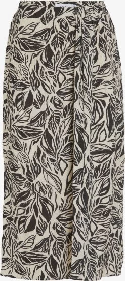 Vila Maxi Rokken Rok Dames Zwart / Wit