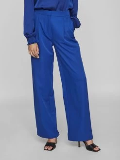 Vila Bandplooibroeken Wide Leg Bandplooibroek Kuga Dames Royal Blue/koningsblauw -Vila 12a08953e0d8024644a38d2e1e4c56a5