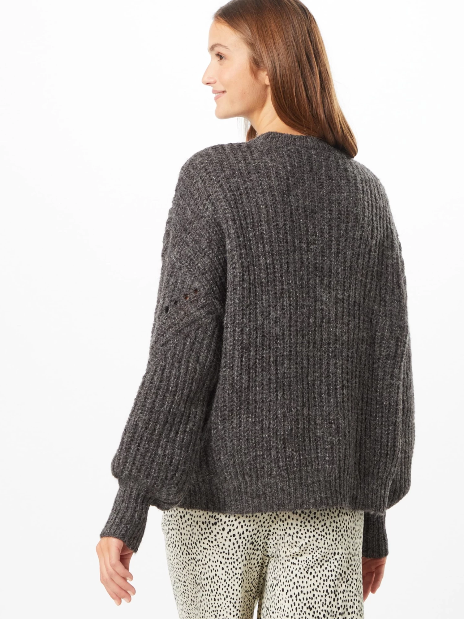 Vila Fijngebreide Truien Trui REMINE Dames Grijs Gemêleerd 3 Vila Fijngebreide Truien Trui REMINE Dames Grijs Gemêleerd - Afbeelding 3