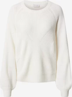 Vila Basic Truien Trui Dames Wit