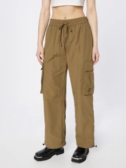 Vila Cargobroeken Loosefit Cargobroek Pocky Dames Olijfgroen -Vila 1353398ae660cf2ca6057efcf4d71370