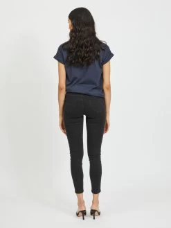 Vila T-shirts Shirt Dreamers Dames Navy -Vila 1444a71fab92dadcf2400b30671a7dac