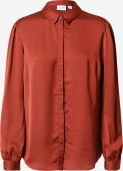 Vila Overhemden Blouse Dames Roestrood
