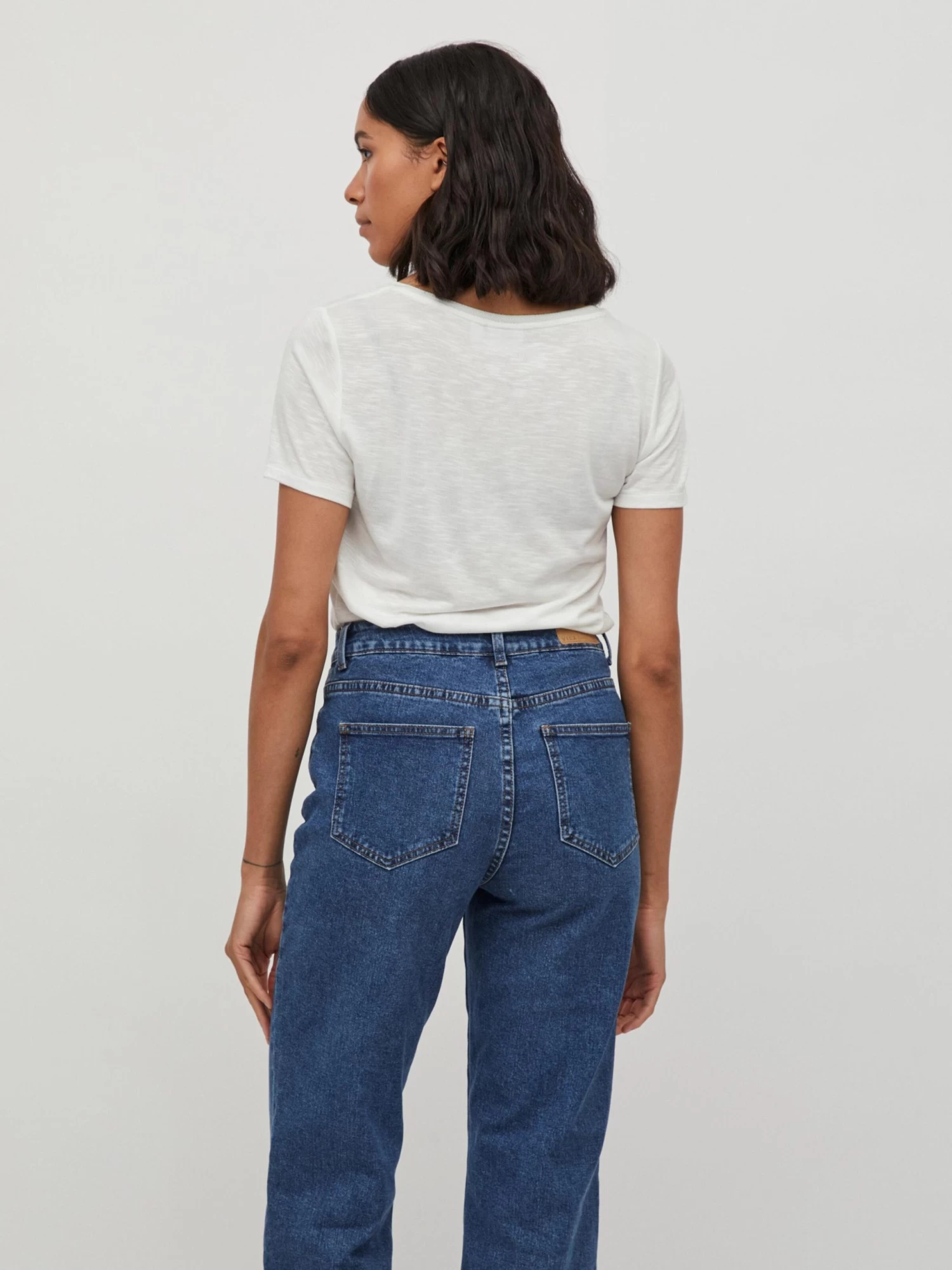 Vila T-shirts Shirt NOEL Dames Wit 4 Vila T-shirts Shirt NOEL Dames Wit - Afbeelding 4