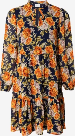 Vila Mini Jurken Jurk Dames Navy