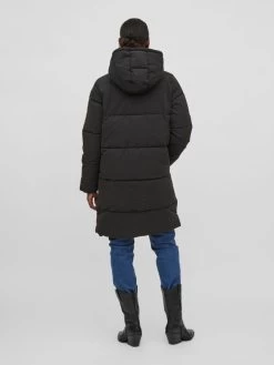 Vila Wintermantels Wintermantel Dames Zwart -Vila 16f34e1241e66f47bf16eee56c7b4161