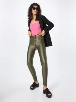 Vila Jeans Skinny Jeans Commit Dames Olijfgroen -Vila 17034d619f7c821331113318dc211f6f scaled