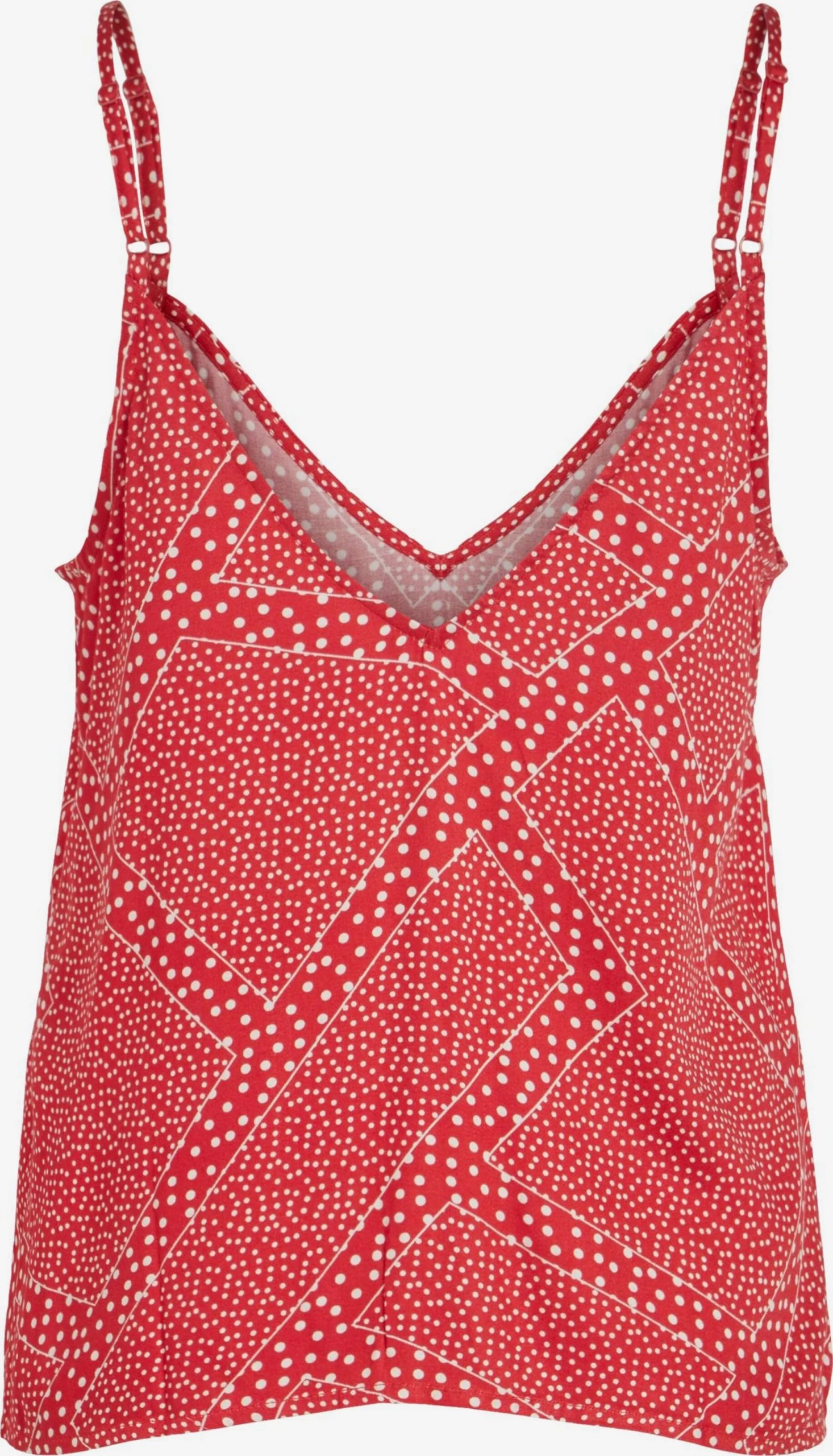 Vila Blouse Tops Blouse NISJA Dames Rood 2 Vila Blouse Tops Blouse NISJA Dames Rood - Afbeelding 2
