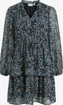 Vila Mini Jurken Jurk Paca Dames Zwart