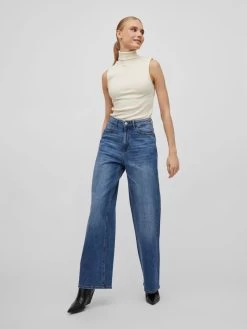 Vila Wide Leg Wide Leg Jeans Dames Blauw 11 Vila Wide Leg Wide Leg Jeans Dames Blauw -Vila 180c7e581136a7631e93fdd2fdf96471