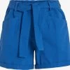Vila Shorts Regular Broek LINDAS Dames Royal Blue/koningsblauw