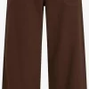 Vila Wide Leg Wide Leg Jeans MIVA Dames Donkerbruin