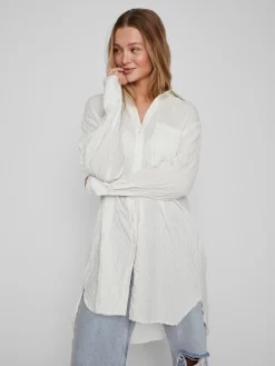 Vila Lange Blouses Blouse FREDA Dames Natuurwit -Vila 18335fe6741d7a10fbd40bac62234fc7 scaled