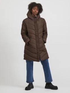 Vila Wintermantels Wintermantel Philipa Dames Bruin -Vila 1a87db89cd02c5cc619caec77418eb80