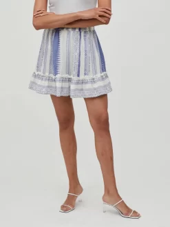 Vila Mini Rokken Rok TILLIE Dames Blauw -Vila 1af89581f5d2d341f08e6a6fe94b22b5 scaled