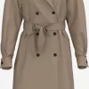 Vila Trenchcoats Tussenmantel Dames Beige