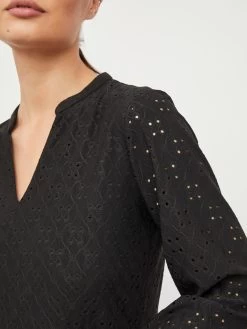 Vila Mini Jurken Jurk Kawa Dames Zwart -Vila 1c7b2e1ac3c3839412eb6823311539a1