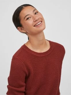 Vila Basic Truien Trui Dalo Dames Rood 13 Vila Basic Truien Trui Dalo Dames Rood -Vila 1c91d46197e34f30c7968366ba8cd66e