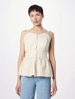 Blouse Tops Blouse BREA Dames Beige -Vila 1cb5561a8b758d5f6185fcf2a785ce51