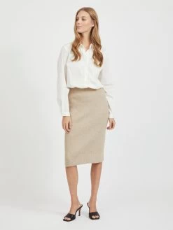 Vila Midi Rokken Rok Dames Cappuccino 9 Vila Midi Rokken Rok Dames Cappuccino -Vila 1cf5a940e4acdbc2c687dd9d851a2afc