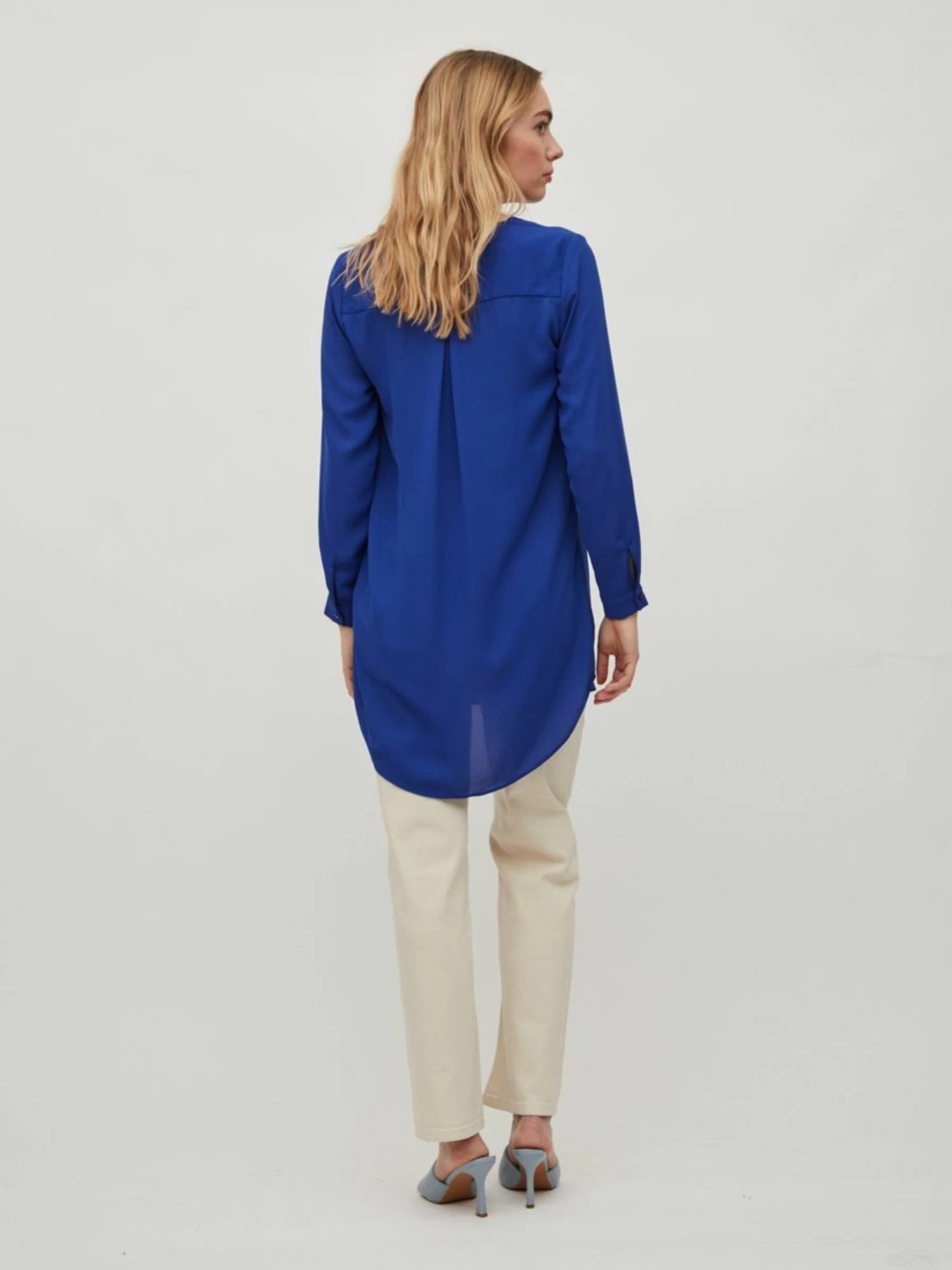 Vila Tunieken Tuniek Dames Blauw 4 Vila Tunieken Tuniek Dames Blauw - Afbeelding 4