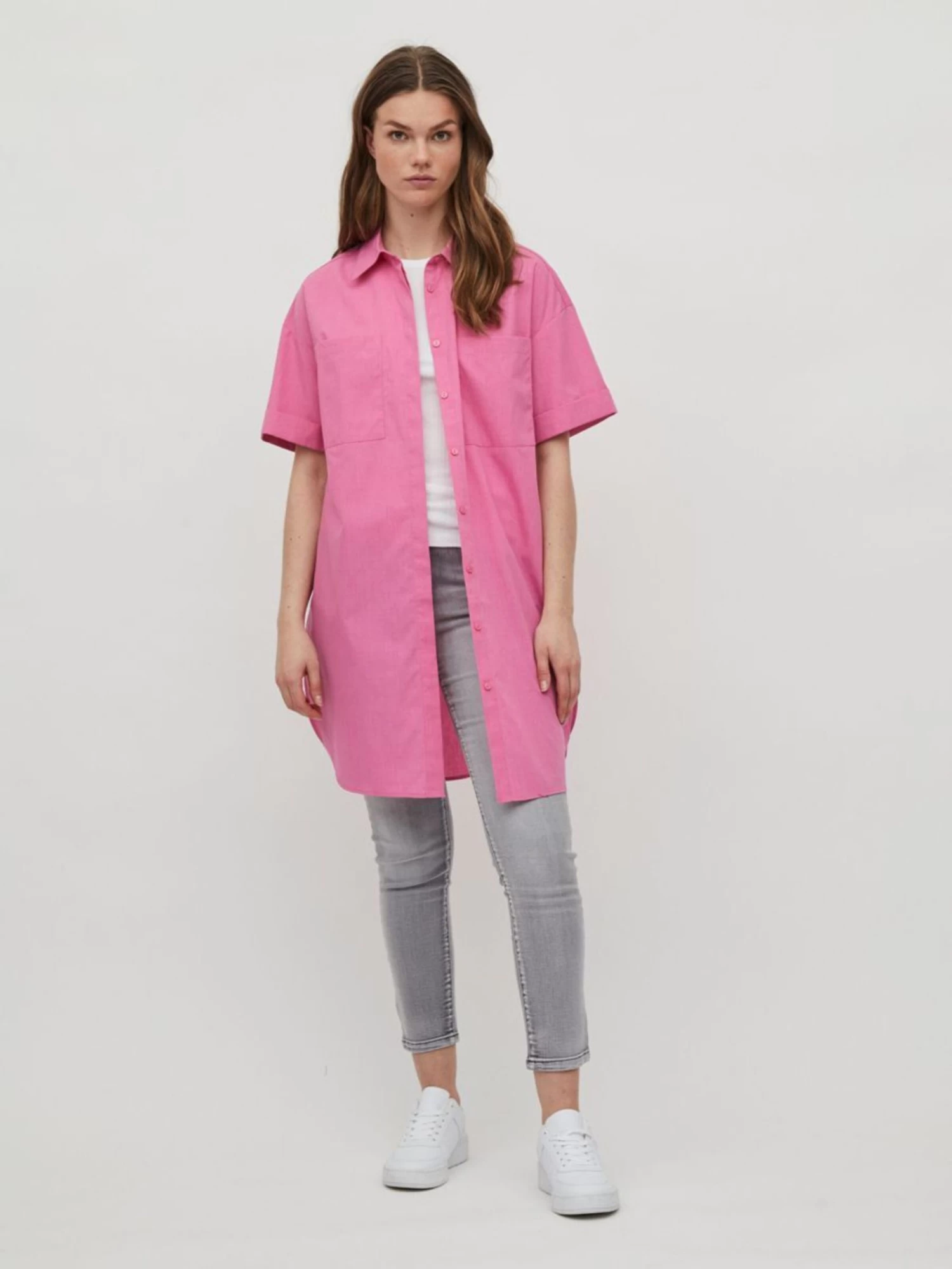 Vila Lange Blouses Blouse Dames Pink 5 Vila Lange Blouses Blouse Dames Pink - Afbeelding 5