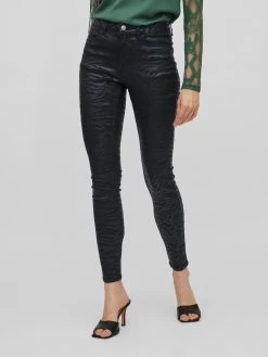 Vila Pantalons Skinny Broek SIB Dames Zwart -Vila 1e86ed81f9897691172f775ad036f29c
