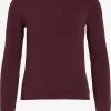 Vila Longsleeves Shirt EMILIE Dames Wijnrood