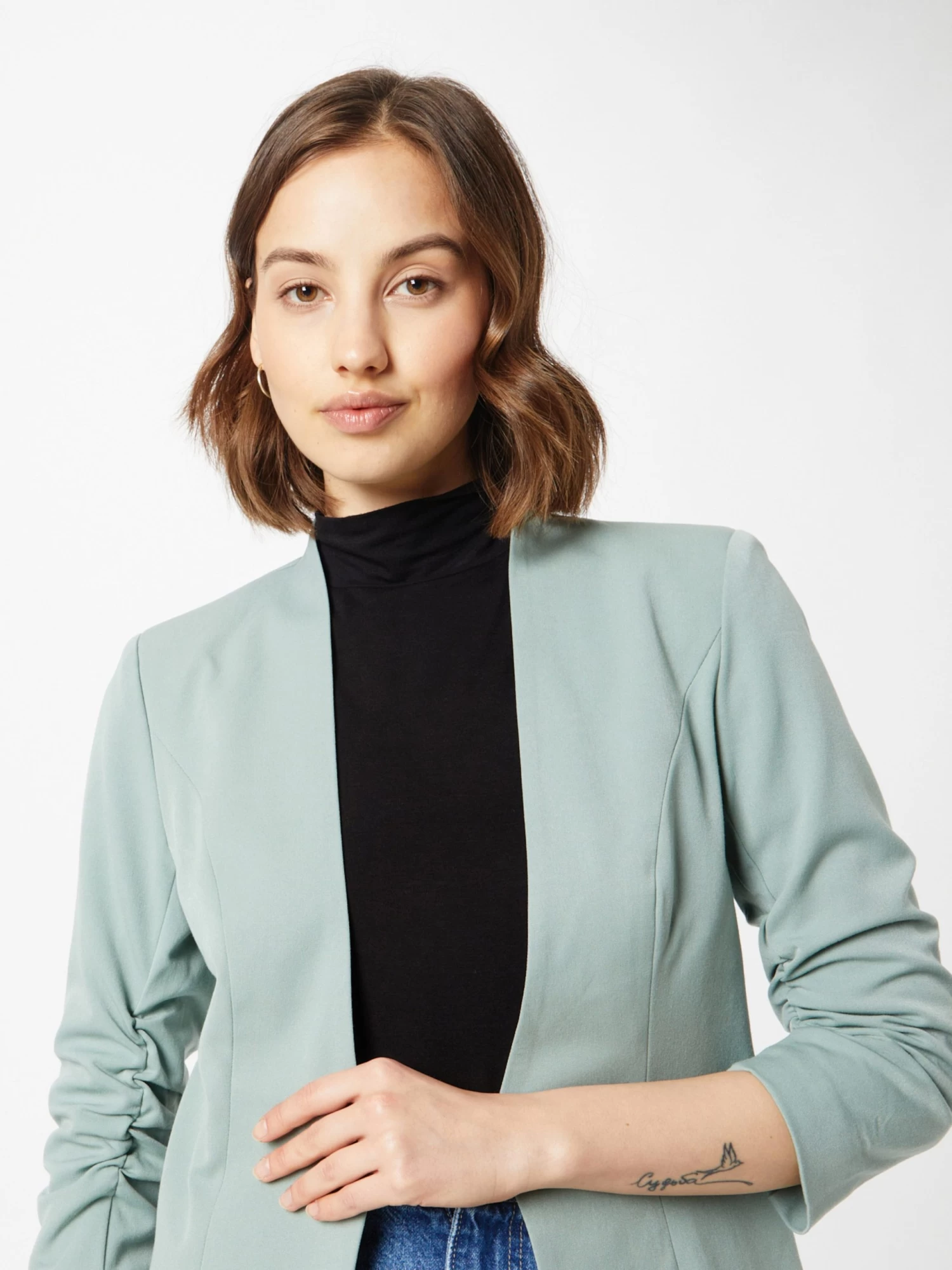 Vila Klassieke Blazers Blazers Viher Dames Mintgroen 2 Vila Klassieke Blazers Blazers Viher Dames Mintgroen - Afbeelding 2