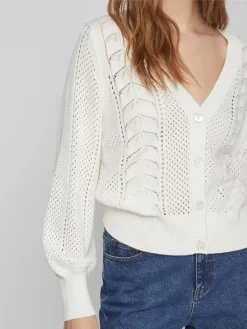 Vila Vesten Gebreid Vest Cattia Dames Wit Gemêleerd -Vila 1f56392d2ae3cf0ad394cb20b3cb6625 scaled