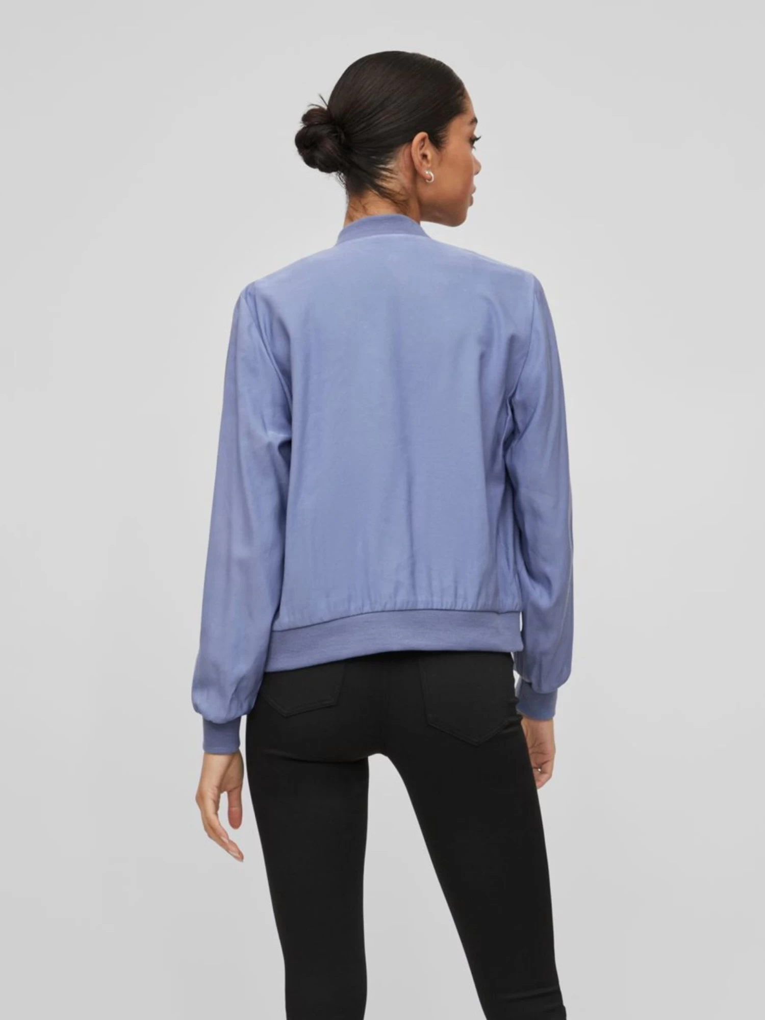 Vila Tussenjassen Tussenjas Dames Smoky Blue 4 Vila Tussenjassen Tussenjas Dames Smoky Blue - Afbeelding 4