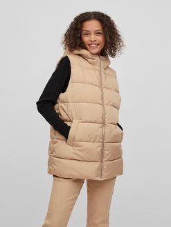 Vila Bodywarmers Bodywarmer Tate Dames Lichtbeige -Vila 1f5a7ab9c7bae825c1738fc67b241959