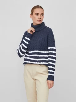 Vila Coltruien Trui Emmalina Dames Navy 9 Vila Coltruien Trui Emmalina Dames Navy -Vila 1f764165729b47647c6b986c4ed3fa69 scaled