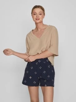 Vila T-shirts Shirt Dames Bruin 9 Vila T-shirts Shirt Dames Bruin -Vila 1f9ce4d9146ba90197a24e3489fa5717