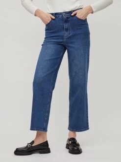 Vila Wide Leg Wide Leg Jeans Widey Dames Blauw 9 Vila Wide Leg Wide Leg Jeans Widey Dames Blauw -Vila 1fda36a893cc5559e4c3c16319ef3519