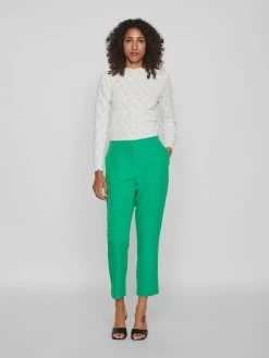 Vila Pantalons Regular Broek Dames Groen -Vila 1ff9ed8f3ce95b942fa2f241c1326272