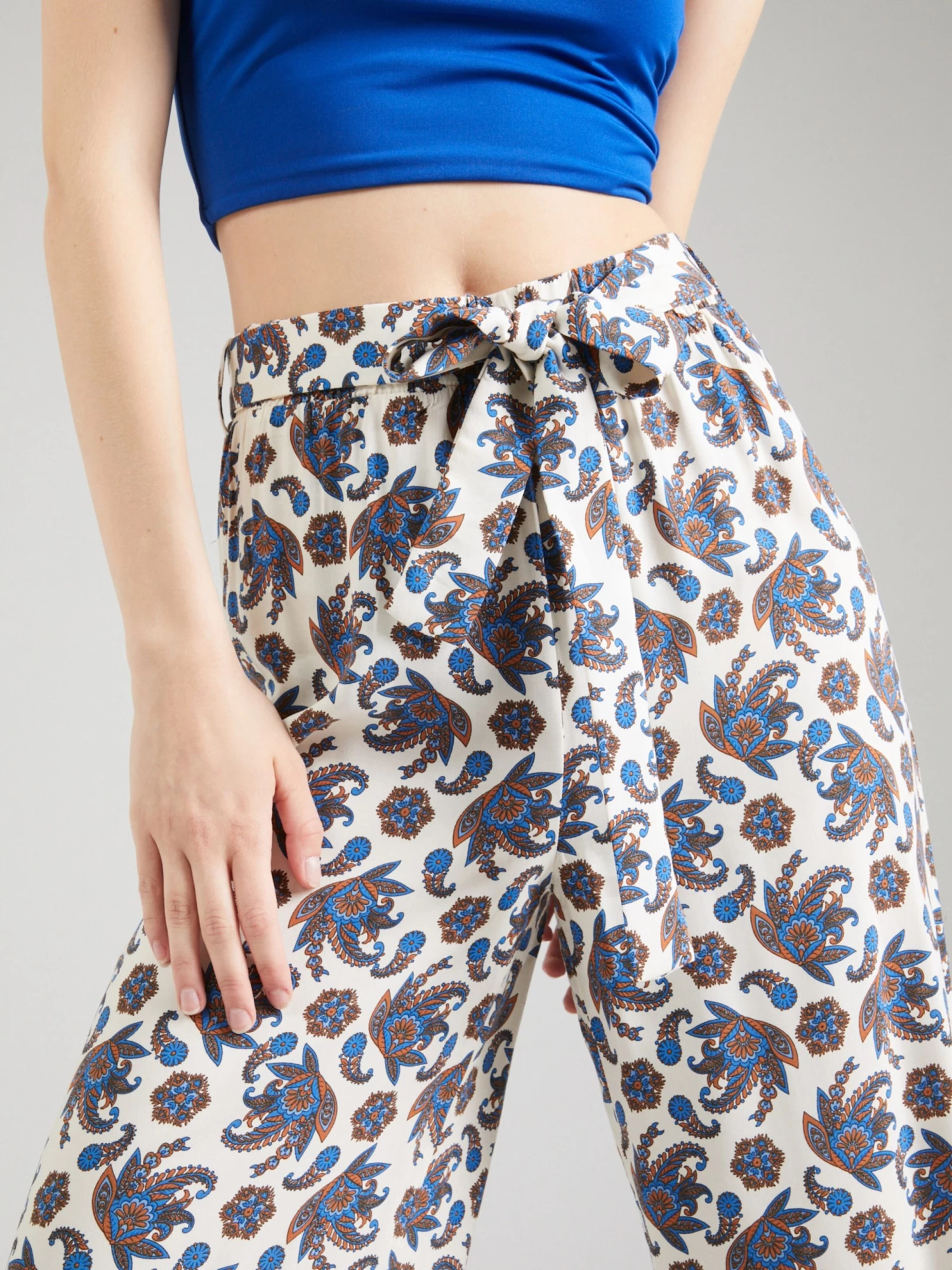 Vila Pantalons Wide Leg Broek LOVA Dames Crème 2 Vila Pantalons Wide Leg Broek LOVA Dames Crème - Afbeelding 2