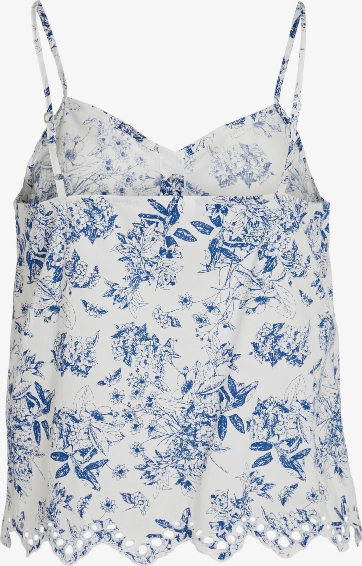 Vila Spaghetti Tops Top Camelina Dames Wit 2 Vila Spaghetti Tops Top Camelina Dames Wit - Afbeelding 2