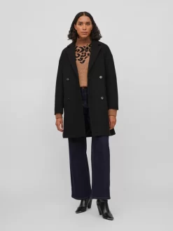 Vila Tussenmantels Tussenmantel Dames Zwart -Vila 2093bc765770af38214302699b89d74c scaled