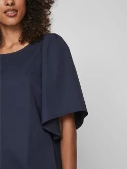 Vila Mini Jurken Jurk Dames Navy -Vila 20a4364e0e42d84320dfdbb80e4e178f