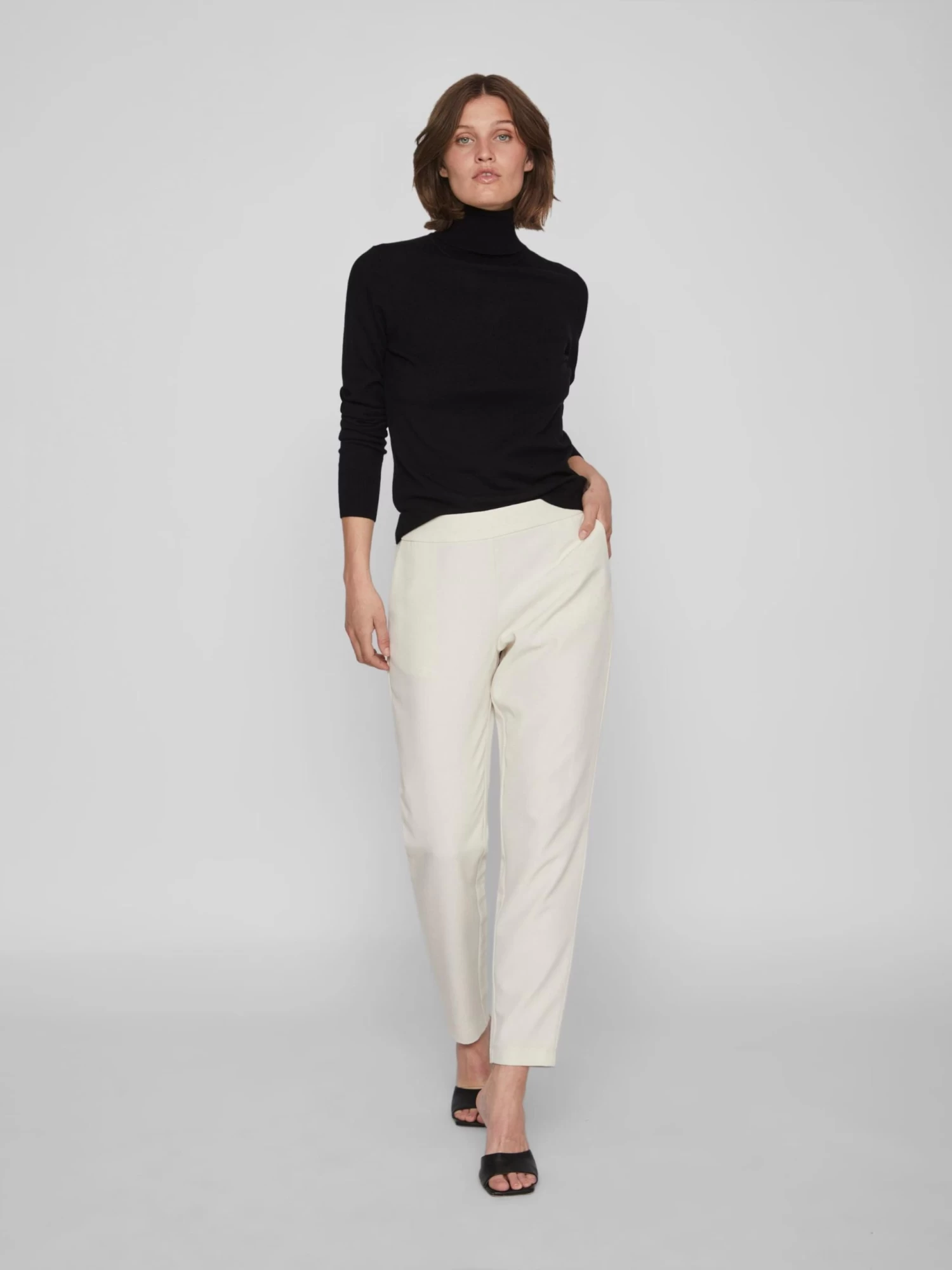 Vila Coltruien Trui Comfy Dames Zwart 4 Vila Coltruien Trui Comfy Dames Zwart - Afbeelding 4