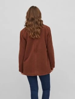 Vila Korte Mantels Wintermantel TED Dames Karamel -Vila 21394df74b0e472f5d9def7d354d149d