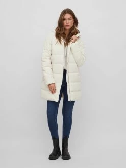 Vila Wintermantels Wintermantel Dames Beige -Vila 218b97a45b83b5014520e49673c14cc2