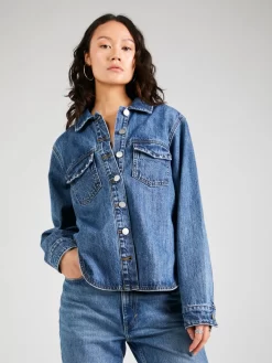 Spijkerblouses Blouse JOLINE Dames Blauw -Vila 21d574591add186a1196e775dadd5e3d scaled