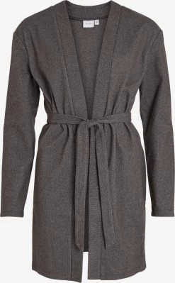 Vila Vesten Gebreid Vest Queni Dames Donkergrijs