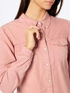 Vila Spijkerblouses Blouse Vibista Dames Rosa -Vila 22260e7a763d32ce5527eb1905512369