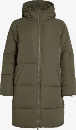Vila Wintermantels Wintermantel Dames Groen