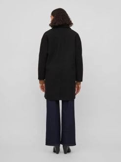 Vila Tussenmantels Tussenmantel Dames Zwart -Vila 235296e3f40b8289a59db692fdbc8ea8