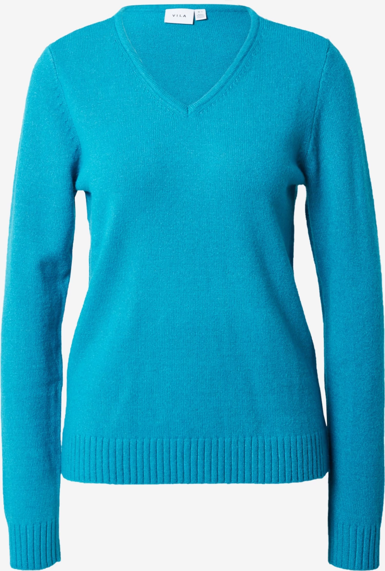 Vila Basic Truien Trui Viril Dames Neonblauw 1 Vila Basic Truien Trui Viril Dames Neonblauw